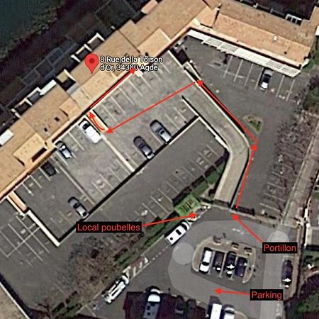 L'Arche De Noe 217, Studio Mezzanine Vue Imprenable Agde Eksteriør bilde